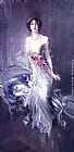 Giovanni Boldini Portrait of Madame E. L. Doyen painting